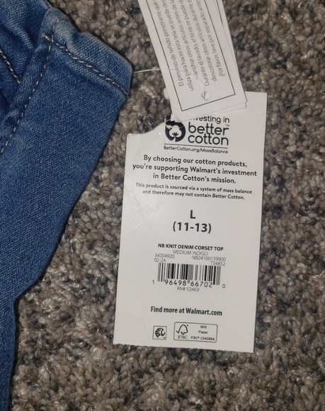 No Boundaries| NWT Denim Crop Tank Top - Picture 2 of 6